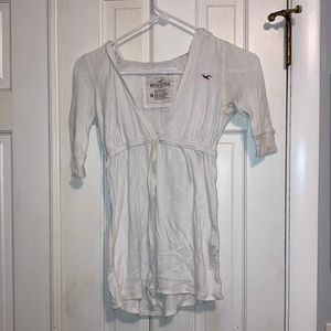 Hollister White T-Shirt Top